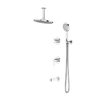 شیر حمام توکار گلسا با سردوش سقفی